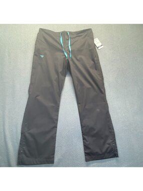 MED COUTURE SIGNATURE SCRUB PANTS  WOMENS DRAWSTRING WAIST MEDICAL UNIFORM Sz L